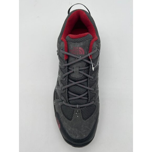 The North Face Mens Size 9 Vibram Sole Hiking Shoe Single Right Gray & Red - Picture 6 of 10